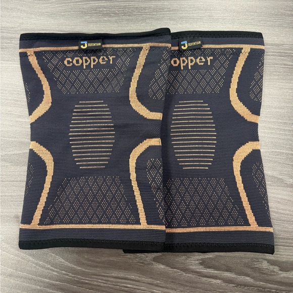 Copper Knee Braces for Men & Women (2pack) Size 3XL compression sleeve knee pain - Picture 3 of 7